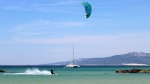 Kitesurfing in Los Lances Beach